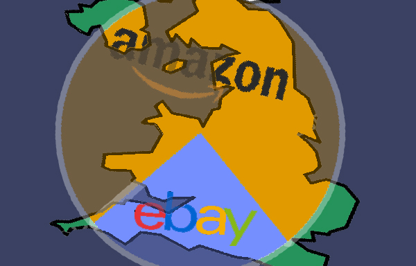 E-commerce: Amazon and eBay have a market share of 40% in UK